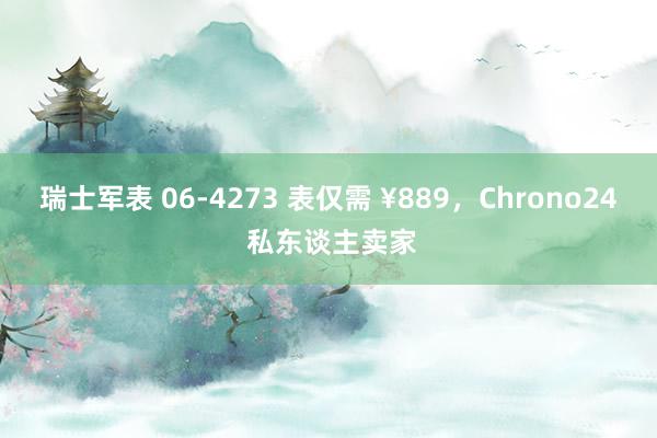 瑞士军表 06-4273 表仅需 ¥889，Chrono24 私东谈主卖家